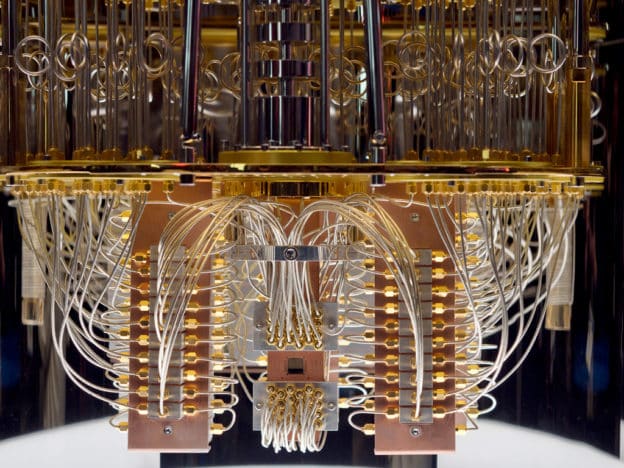 quantum computer coaxial cable