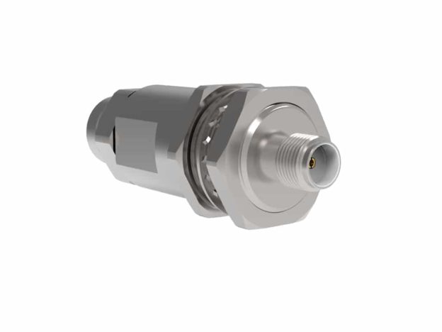 SMA-Female Straight connector for MaxGain 300 cables.