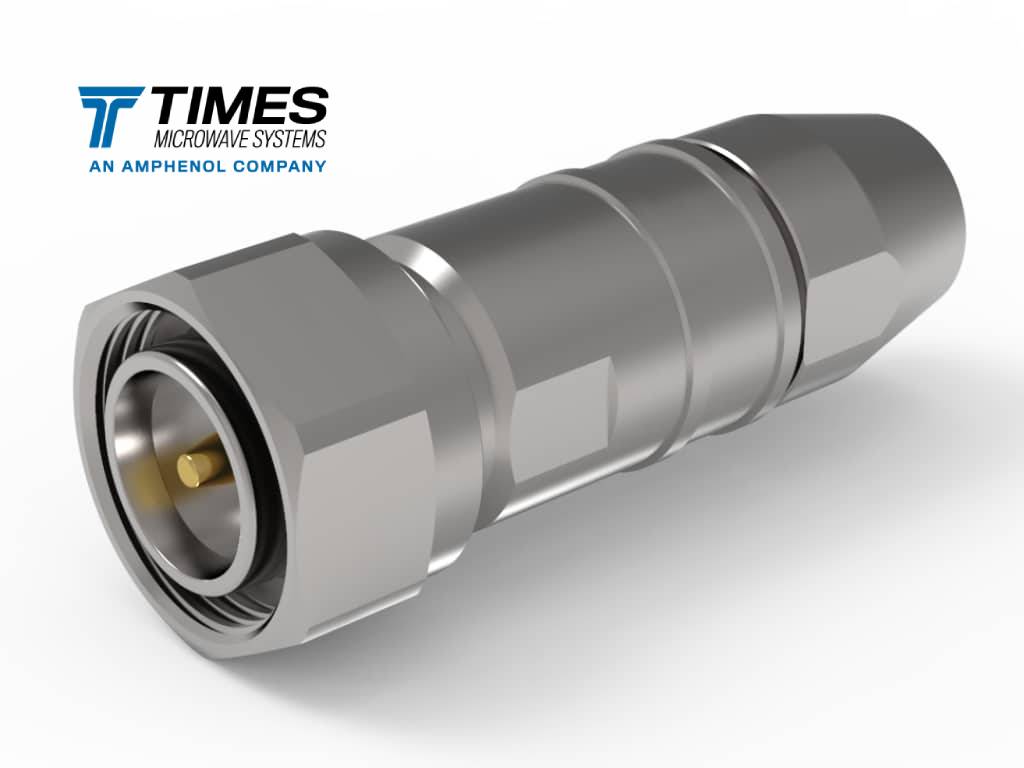 4.3/10.0-male (plug), field install, crimp pin