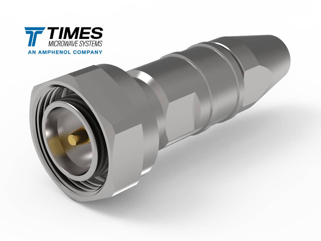 4.3/10.0-male (plug), field install, crimp pin