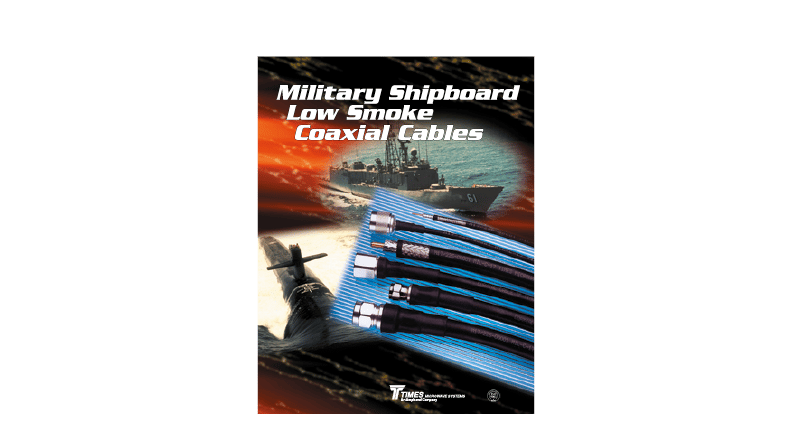 Military Shipboard Low Smoke Coax Assemblies Brochure