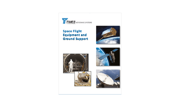 Space Coax Cables Assemblies Brochure