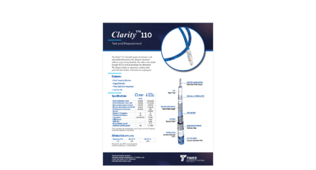 Clarity 110 Datasheet