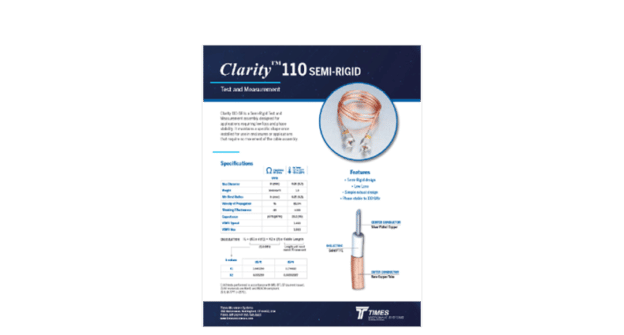 Clarity 110-SR Datasheet