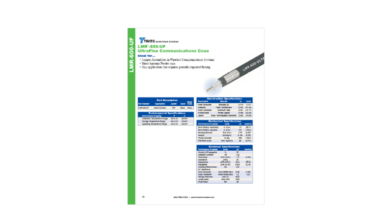 LMR-600-UF