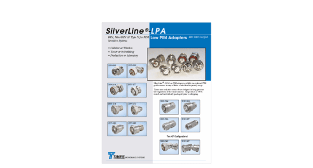 Silverline LPA Test Leads Adapters Datasheet