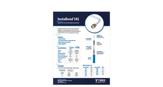 instabend-141-data-sheet