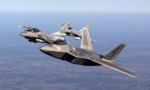 F-35 jet in flight